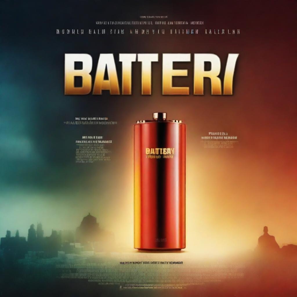 A high-quality digital art poster for the movie 'Battery'