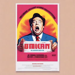 An outstanding digital art poster for the comedian melodrama 'Battery'