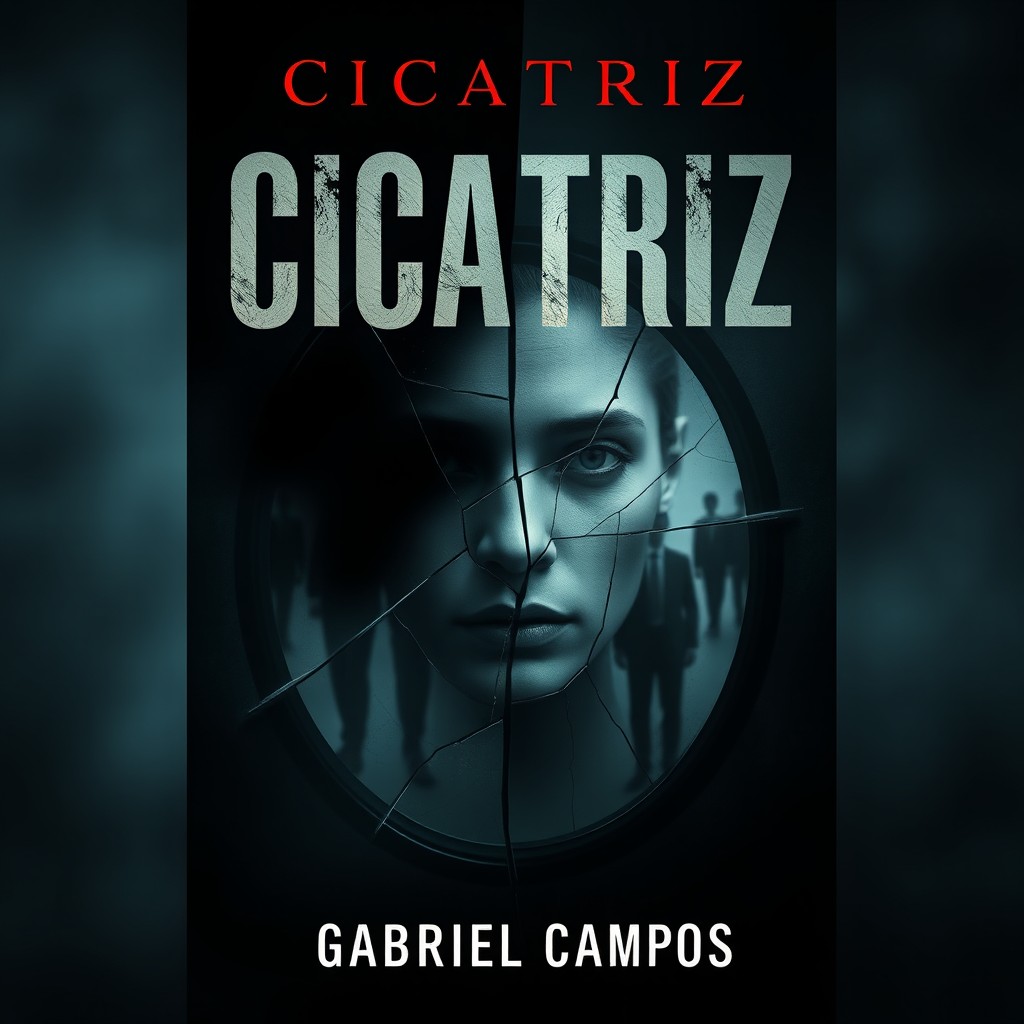 CICATRIZ Book Cover Design: Symbolizing Schizophrenia and Psychological ...