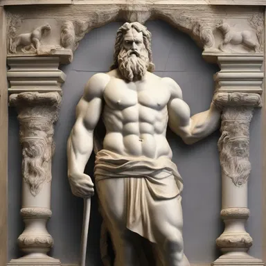 In Greek mythology, the earnest worship of Zeus was widespread as he was considered the king of the gods and the ruler of all creation.