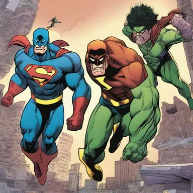 The comic book series explores a fictional world where superheroes and villains have undergone rapid organic evolution, resulting in extraordinary powers.
