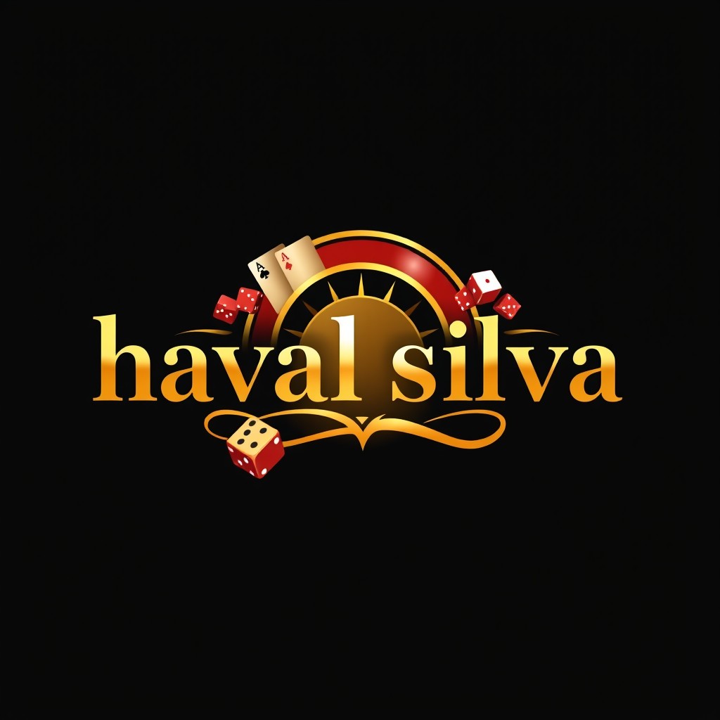 A professional logo design for a casino named 'haval silva'