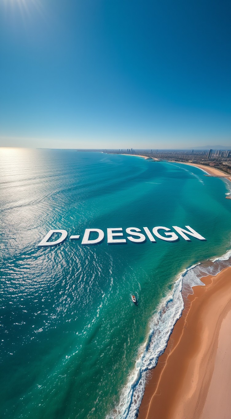 A stunning aerial view of the Mediterranean Sea off the coast of Beirut, captured from a high vantage point at the port