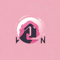 Generate a logo with a creative art style, inspired by the aesthetic of xpink.