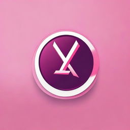 Generate a logo with a creative art style, inspired by the aesthetic of xpink.