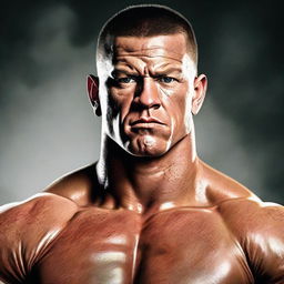 Create a realistic Mortal Combat style artwork of John Cena