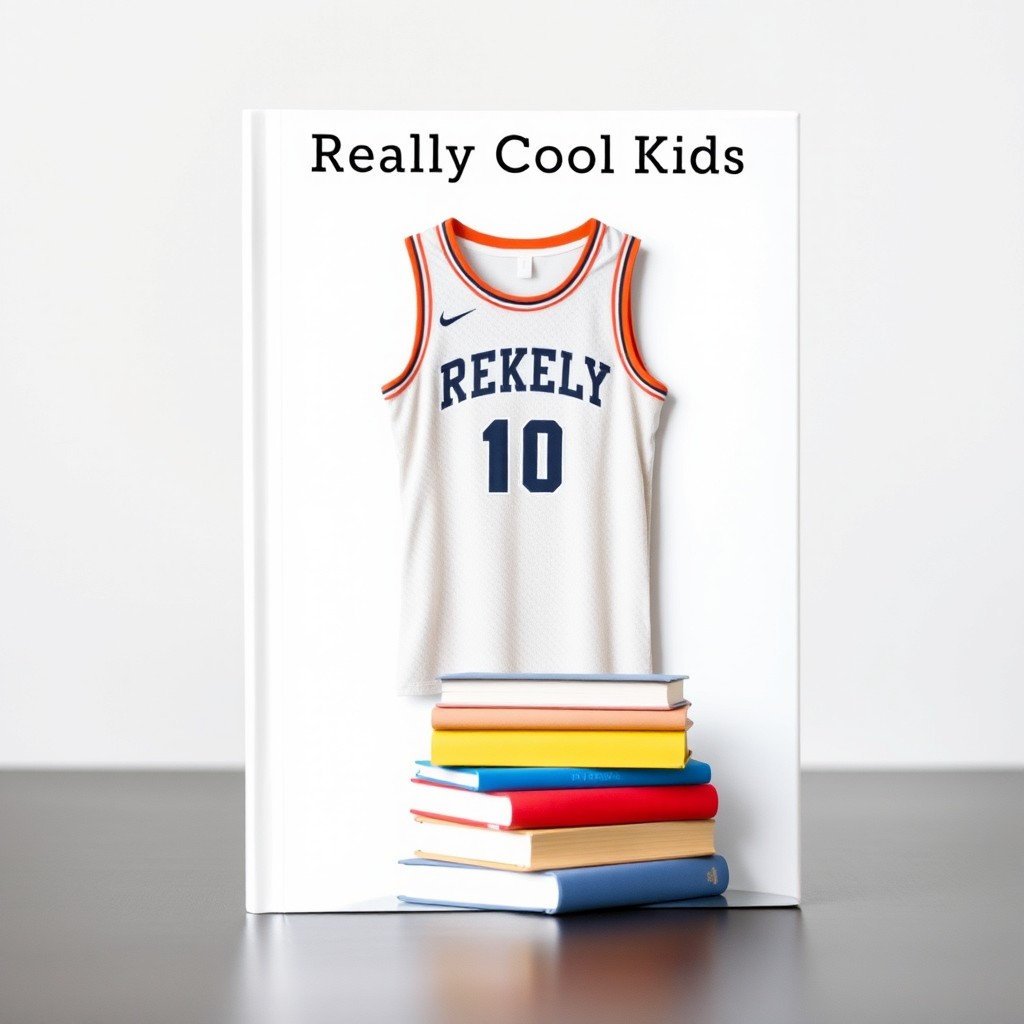 A minimalist book cover design featuring a clean white background