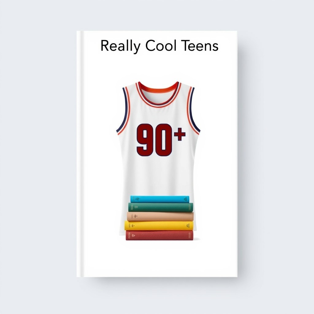 A minimalist book cover design featuring a clean white background