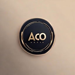 Generate a visually appealing logo design featuring the word 'Aco'.