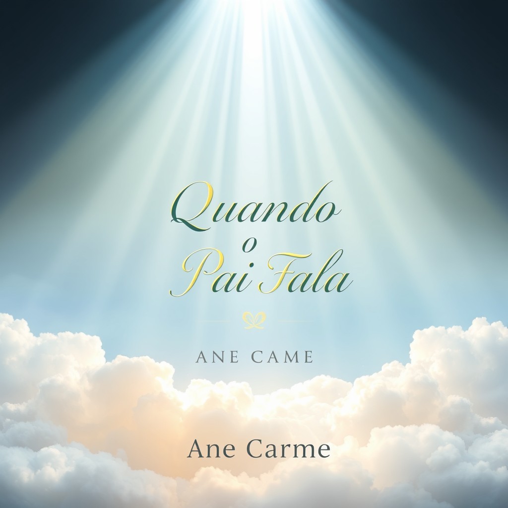 A beautifully designed book cover for 'Quando o Pai Fala' by Ane Carme