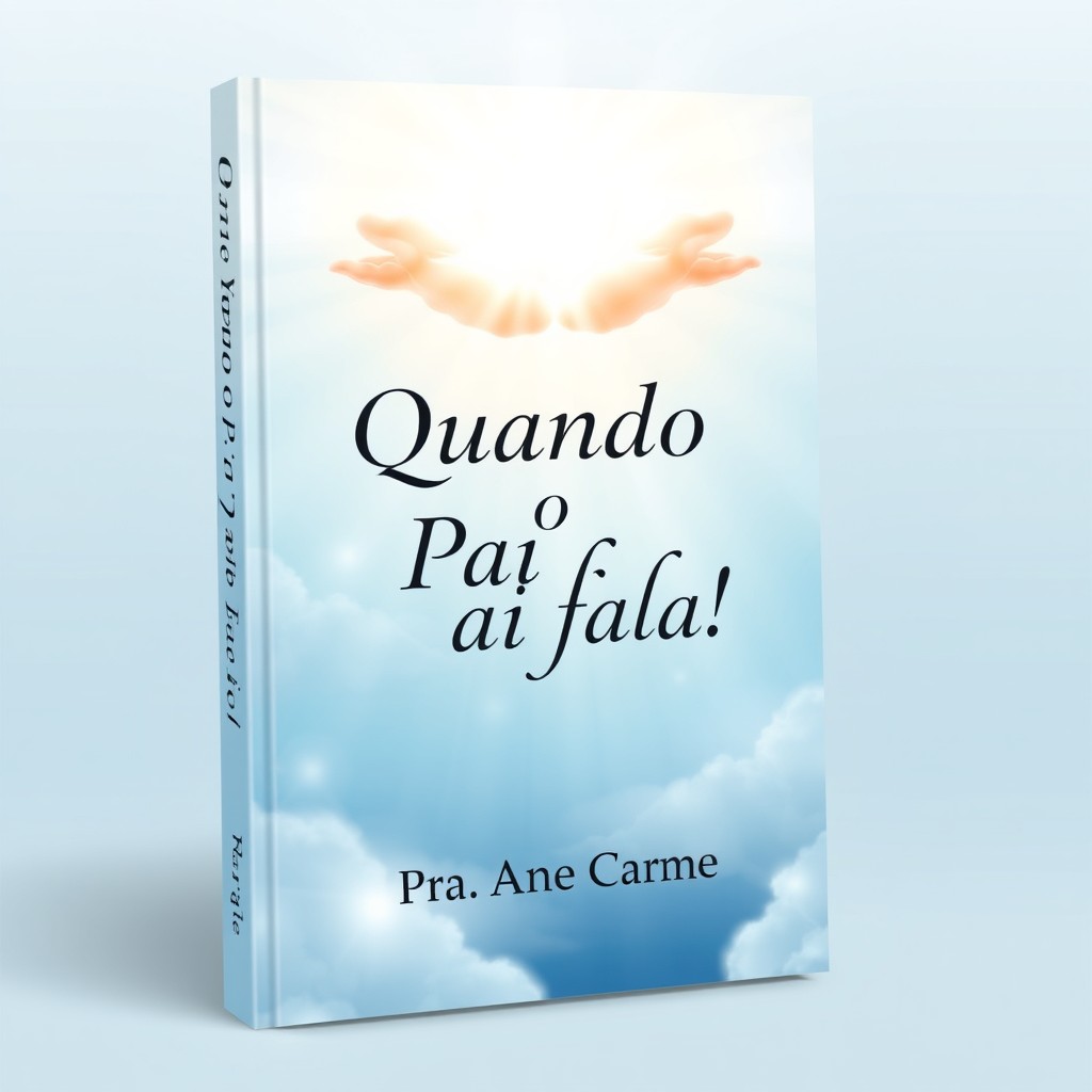 Book cover design for 'Quando o Pai fala!', authored by Pra