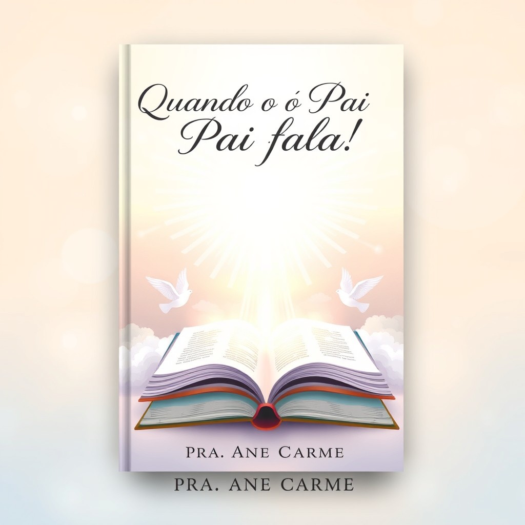 A book cover for "Quando o Pai fala!" by Pra
