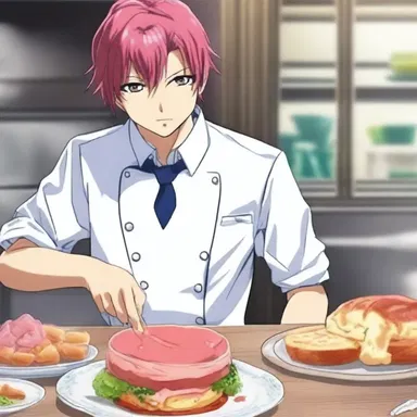 In the anime series 'Food Wars', the protagonist creates a culinary masterpiece using pate de foie gras.