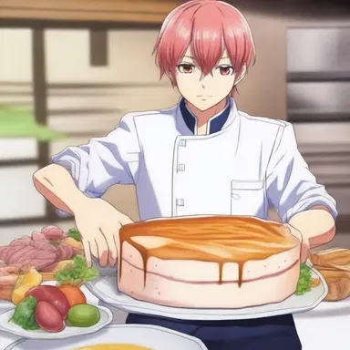 In the anime series 'Food Wars', the protagonist creates a culinary masterpiece using pate de foie gras.