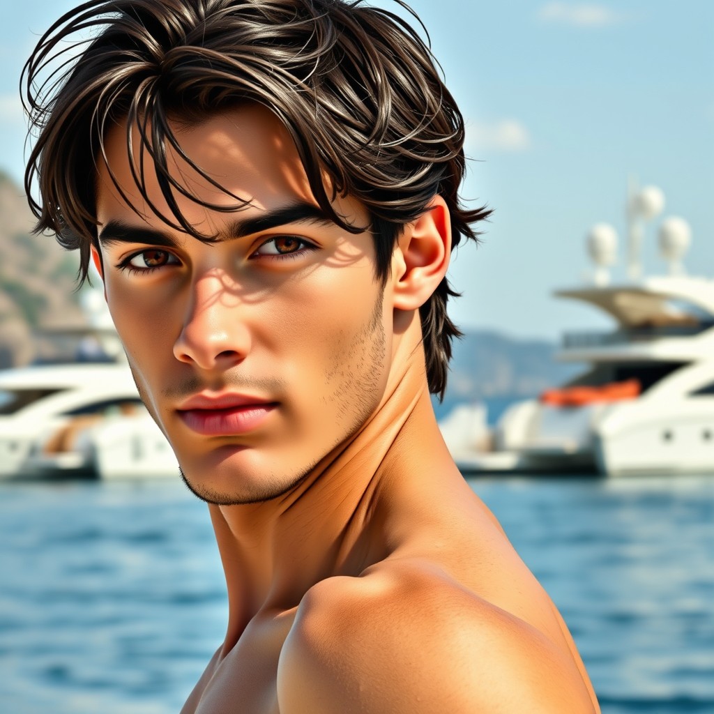A profile picture of a fictional character named Ironyák György, who appears to be about 28 years old