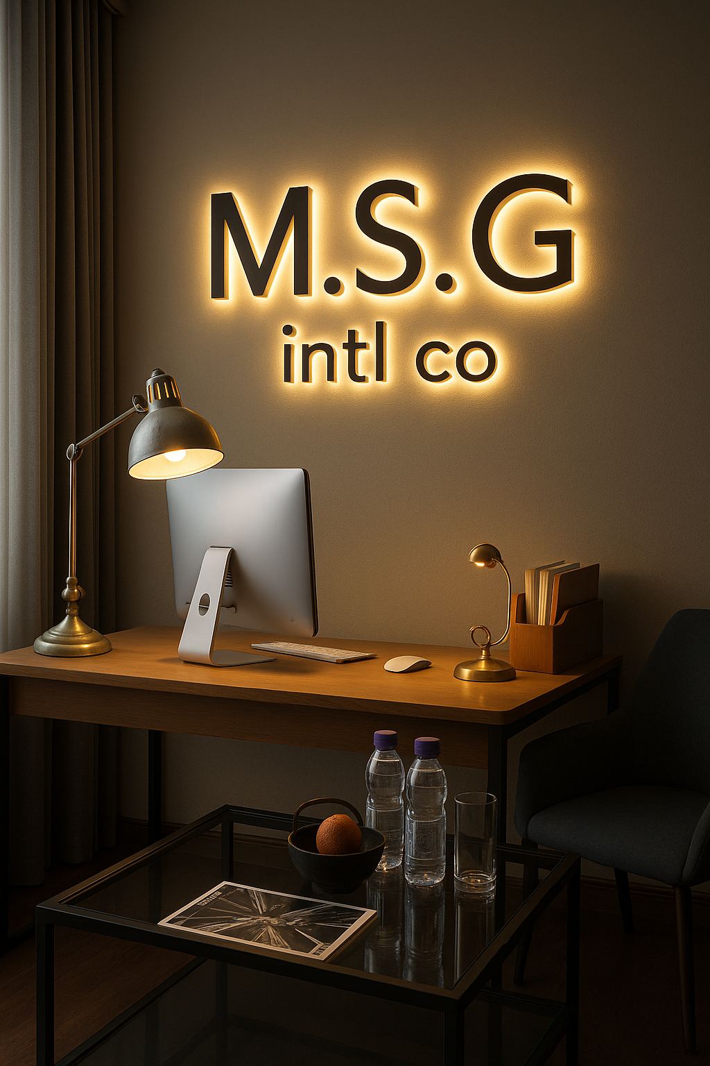 Elevate create a richer place better signage with lighting Signage M.S.G intl co wide depth no human