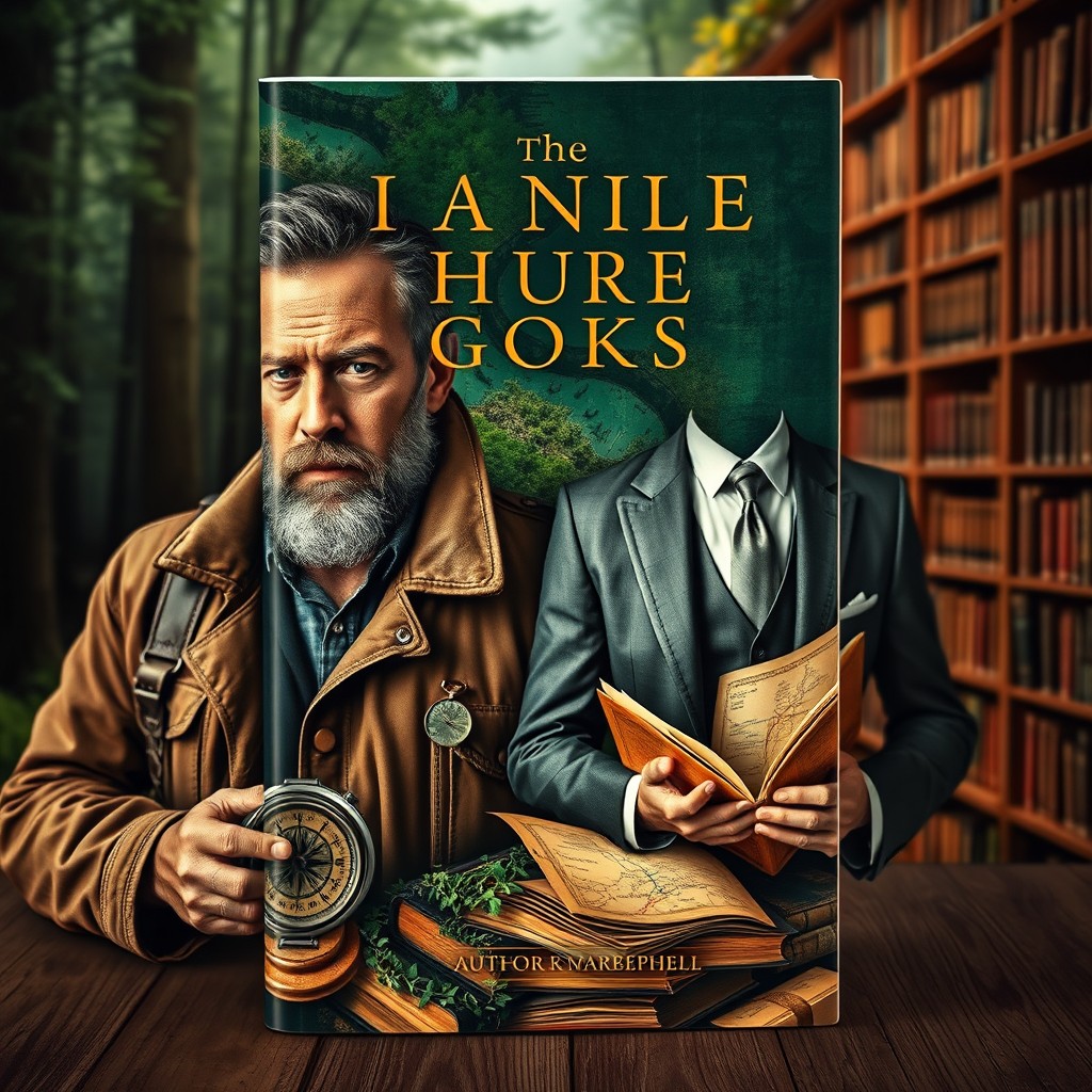 A striking book cover featuring two distinct characters who are deeply connected but visually different