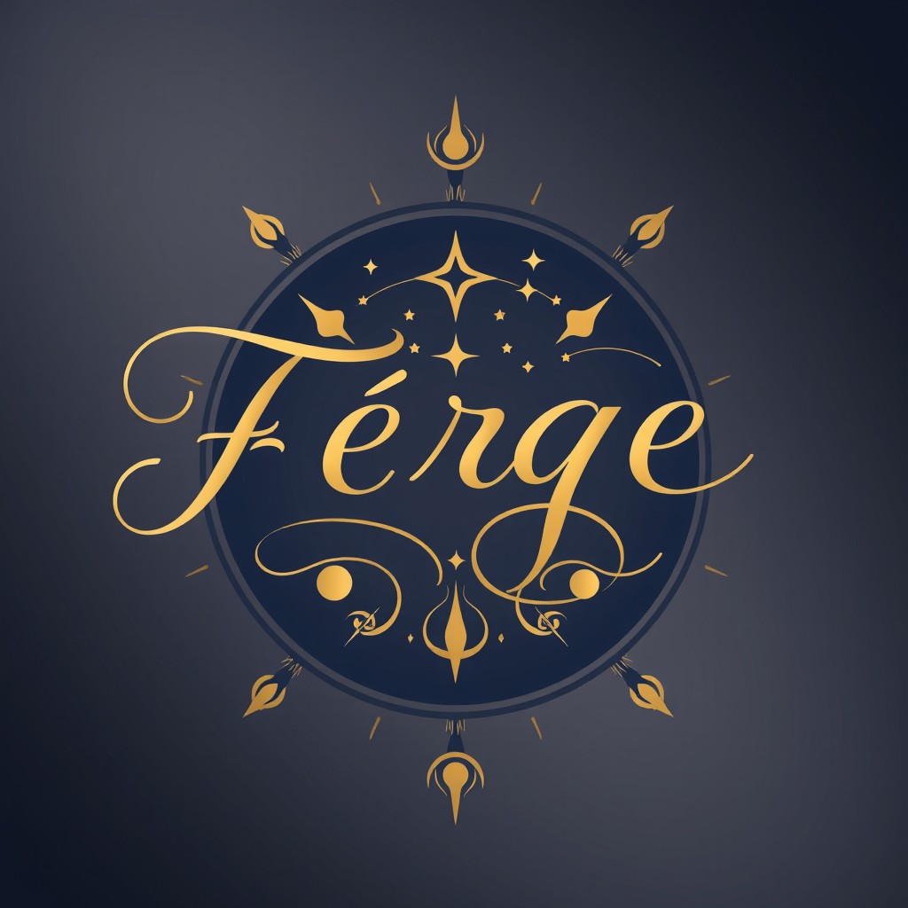 A divine style logo for a clothing brand named FÉRGE