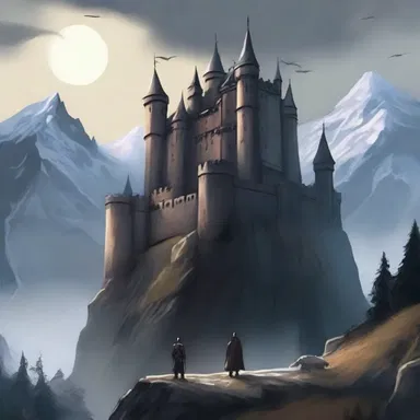 In the fantasy novel, the characters embarked on a treacherous journey across the sleety mountains to reach the enchanted castle.