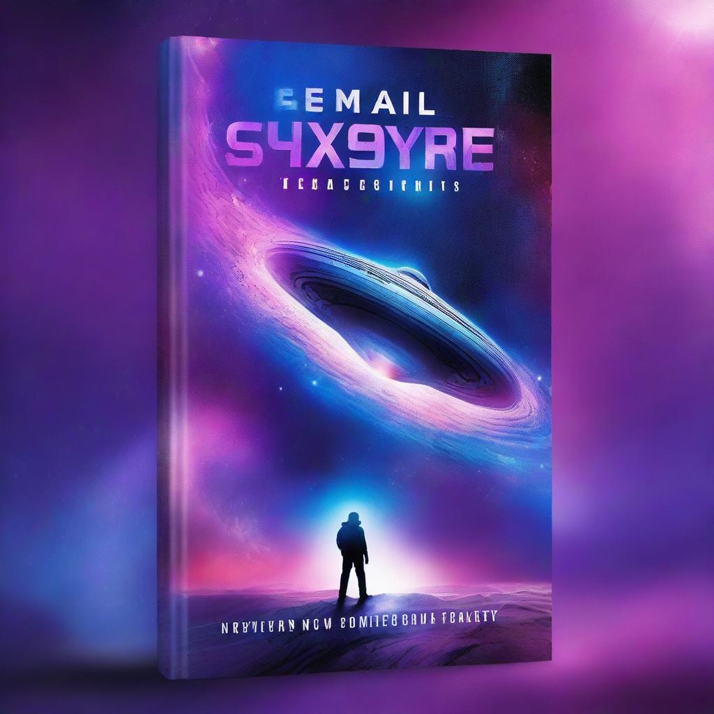 An image of a book cover, presenting a captivating space scene