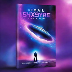 An image of a book cover, presenting a captivating space scene