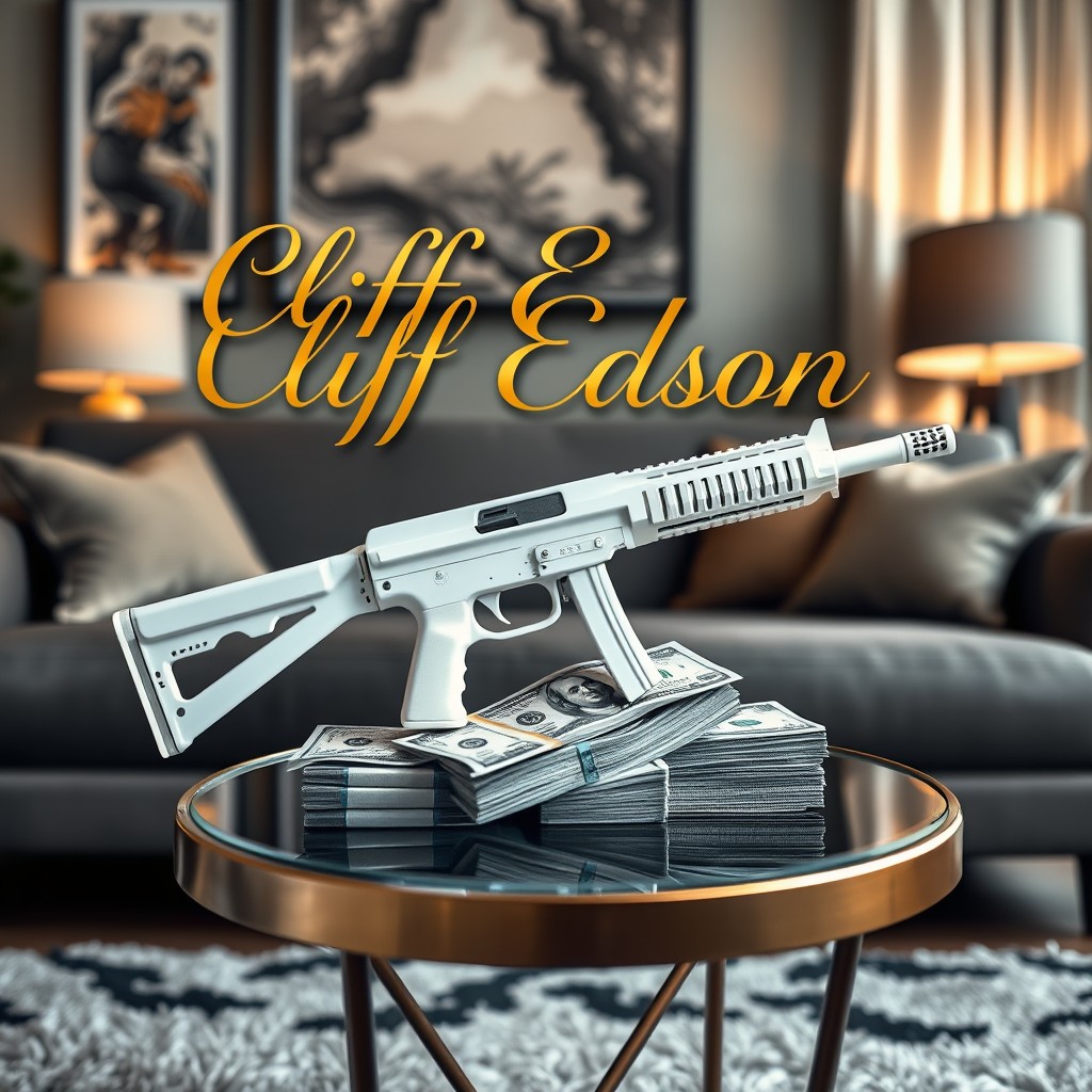 A stylish logo for 'Cliff Edson' featuring the name elegantly written in gold letters