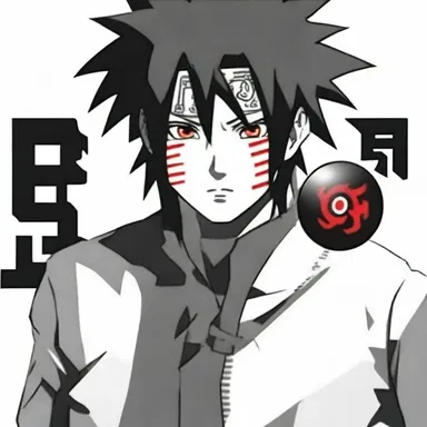 In the anime series 'Naruto', the character Sasuke Uchiha uses the Sharingan, which allows him to copy and predict his opponent's moves.