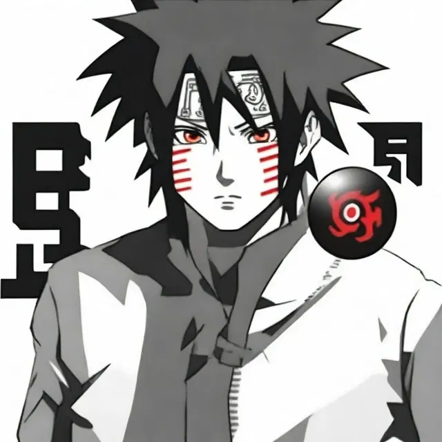 In the anime series 'Naruto', the character Sasuke Uchiha uses the Sharingan, which allows him to copy and predict his opponent's moves.