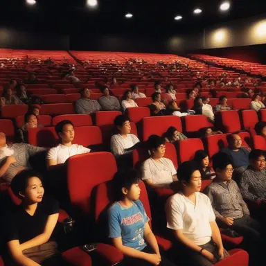 The cinema was packed with excited moviegoers eagerly anticipating the highly anticipated action film.