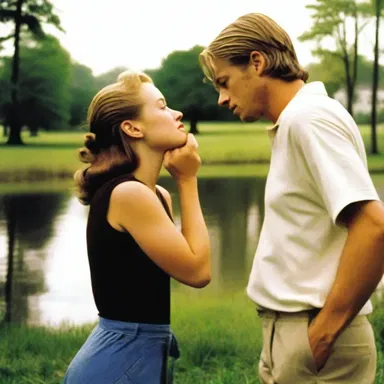 The romantic comedy movie 'The Notebook' tells the story of a passionate love affair that spans decades.