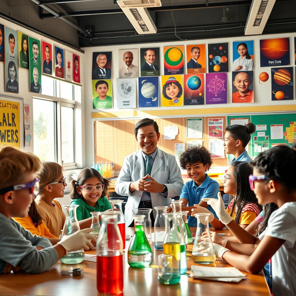 Vibrant Classroom Science Experiment: Engaging Diverse Students