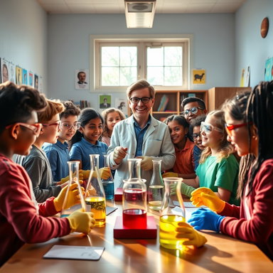 Vibrant Classroom Science Experiment: Engaging Diverse Students