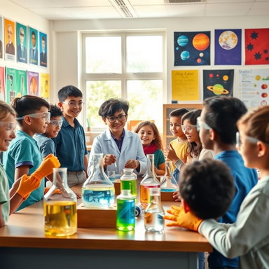 Vibrant Classroom Science Experiment: Engaging Diverse Students