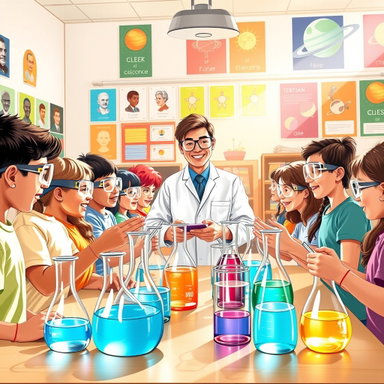 Vibrant Classroom Science Experiment: Engaging Diverse Students