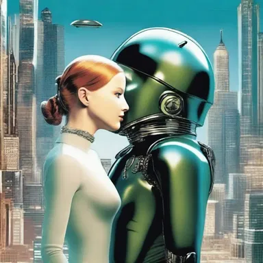 In the science fiction novel, the protagonist is disconcerted when he discovers the android he fell in love with is actually an imposter.