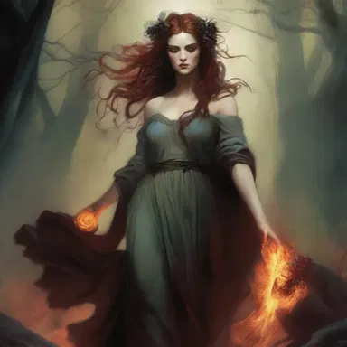Persephone was disconcerted when Hades abducted her and took her to the underworld against her will, separating her from her mother Demeter.