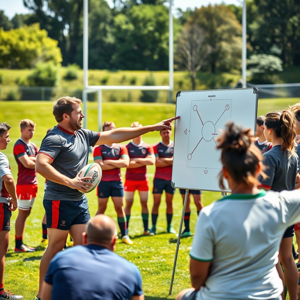 Dynamic Rugby Coaching Session: Empowering Athletes on the Field