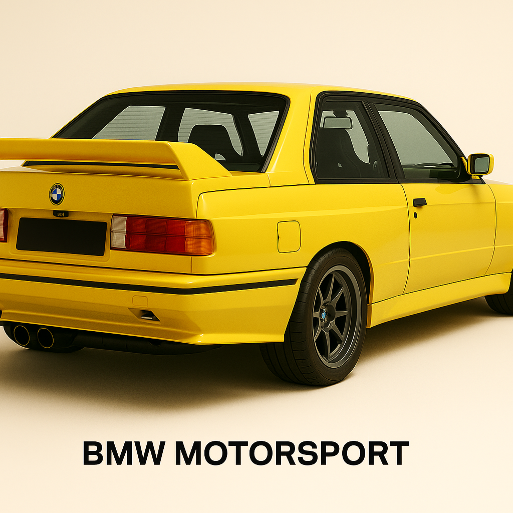 L’image du spoiler avant n’est pas bien respectée   Modifier la couleur pour jaune bmw evo rallye