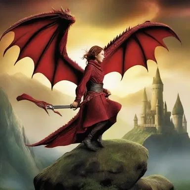 The author formularised the magical world of dragons and wizards in her bestselling fantasy novel.