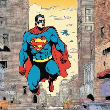 The illustrator formularised the superhero's origin story into a visually stunning comic book.