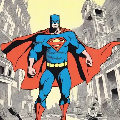 The illustrator formularised the superhero's origin story into a visually stunning comic book.