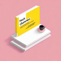 A high-quality digital art representing a book cover titled 'Tech for Dummies: An Introduction into the Tech World of Freelance and Remote Opportunities'