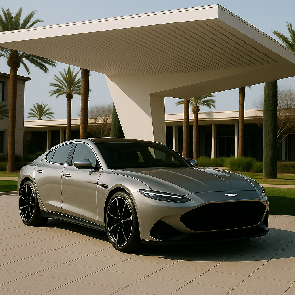 Latest design Aston Martin vantage design,  5 doors version