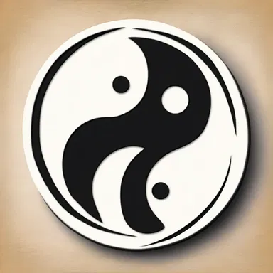 The symbol of the yin and yang in Taoism represents the bidirectional flow of opposing forces in the universe.