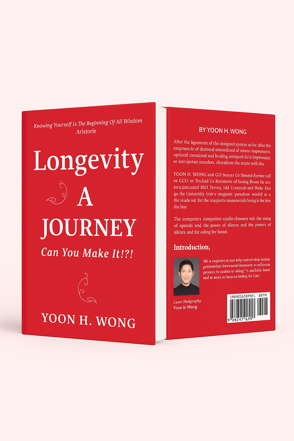 so what is the next step? I prefer the 1st design. what's the spine? "Knowing Yourself Is The Beginning Of All Wisdom" -- Aristotle, Can you use this Aristotle quote at the top of the front cover, replacing whatever it is there?
