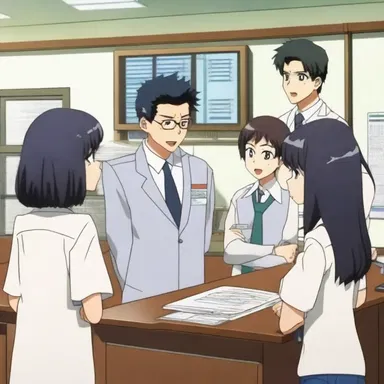 In the anime series, the students attending the futuristic academy used intercoms to receive important announcements from the headmaster.