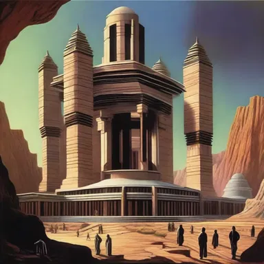 In the science fiction novel 'Foundation' by Isaac Asimov, a friary on the planet of Terminus plays a crucial role in the story.