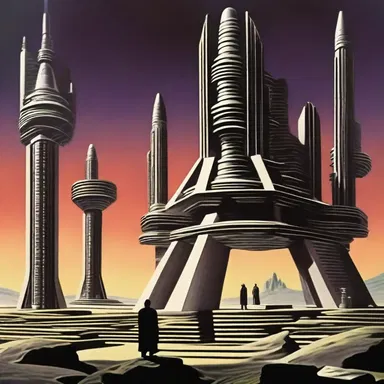 In the science fiction novel 'Foundation' by Isaac Asimov, a friary on the planet of Terminus plays a crucial role in the story.