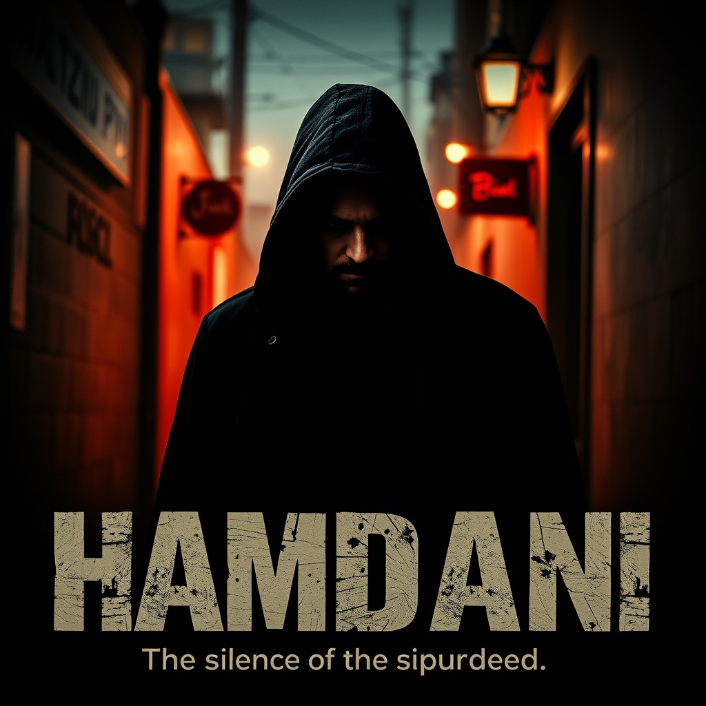 A gripping movie poster for a psychological thriller titled 'HAMDAni'