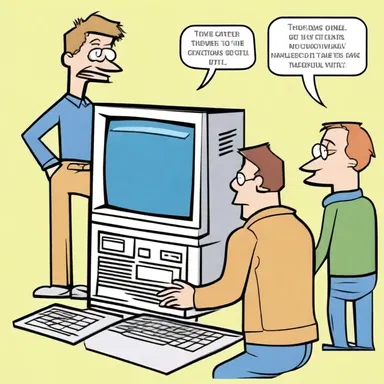 Why did the computer go to the party? To improve its social organization skills and make some 'byte'-ful connections!